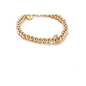 NEW DM MERCHANDISING women's crystal letters bracelet - z in gold